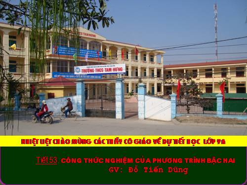 Chương IV. §4. Công thức nghiệm của phương trình bậc hai