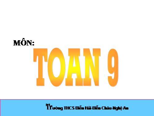 Chương II. §2. Hàm số bậc nhất