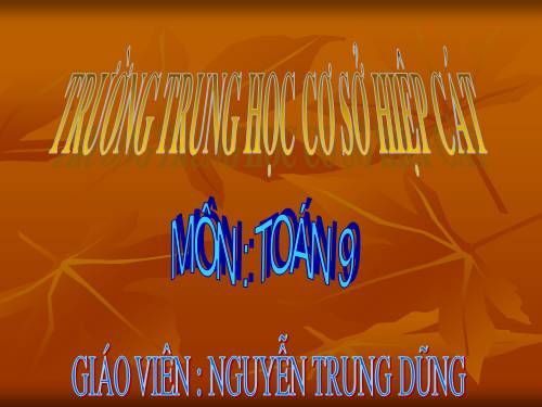Chương IV. §7. Phương trình quy về phương trình bậc hai