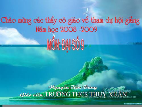 Chương II. §5. Hệ số góc của đường thẳng y = ax + b (a ≠ 0)