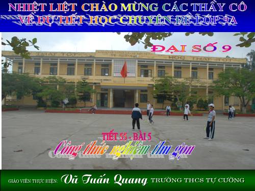 Chương IV. §5. Công thức nghiệm thu gọn