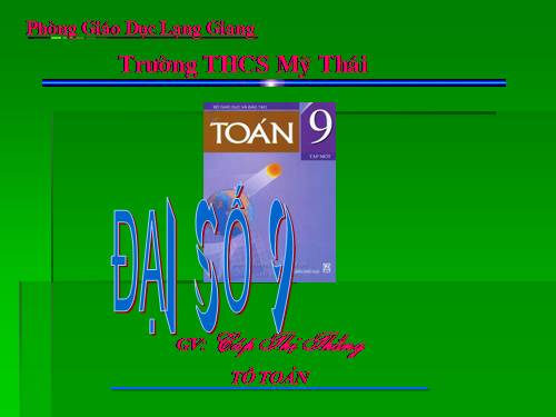 Các bài Luyện tập