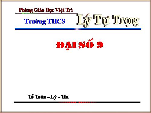 Chương III. §2. Hệ hai phương trình bậc nhất hai ẩn