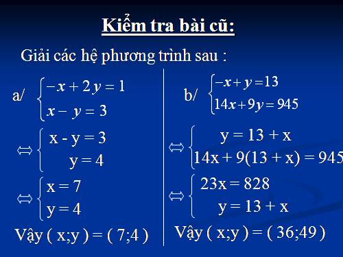 Chương III. §5. Giải bài toán bằng cách lập hệ phương trình