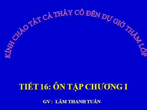 Ôn tập Chương I. Căn bậc hai. Căn bậc ba