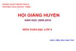 Các bài Luyện tập
