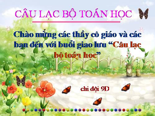 CLB Toán học - Rất bổ ích