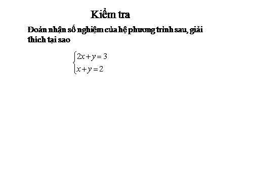 Chương III. §3. Giải hệ phương trình bằng phương pháp thế