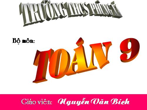 Chương II. §2. Hàm số bậc nhất