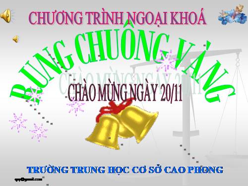 rung chuong vang khoi lop 9