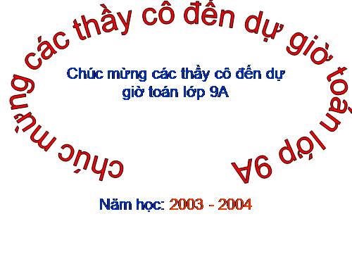 Chương IV. §1. Hàm số y = ax² (a ≠ 0)