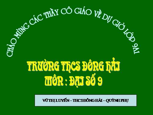 Các bài Luyện tập