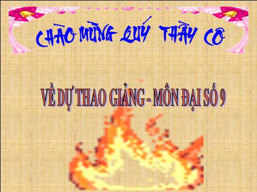 Chương II. §3. Đồ thị của hàm số y = ax + b (a ≠ 0)