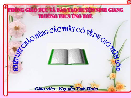 Chương II. §2. Hàm số bậc nhất
