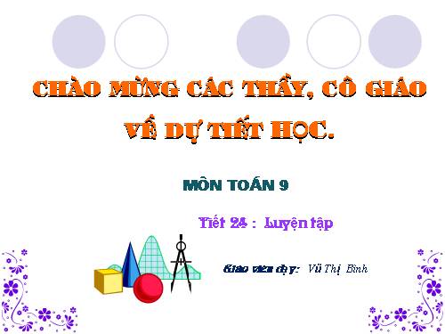 Các bài Luyện tập