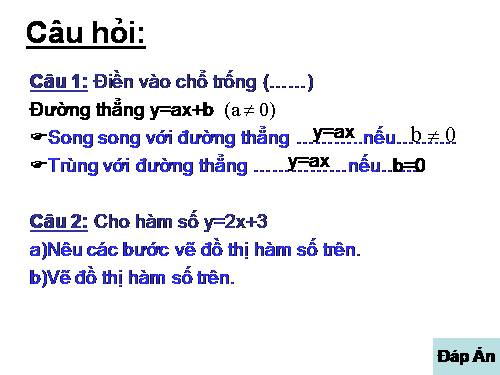 Các bài Luyện tập