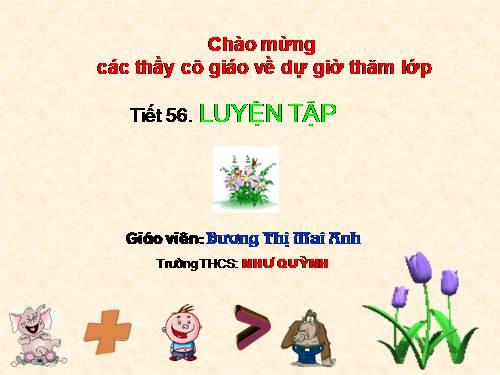 Các bài Luyện tập