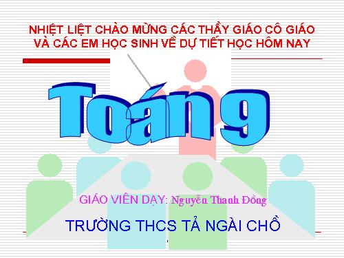Chương II. §1. Nhắc lại và bổ sung các khái niệm về hàm số