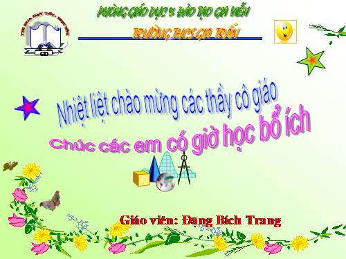 Chương II. §4. Đường thẳng song song và đường thẳng cắt nhau