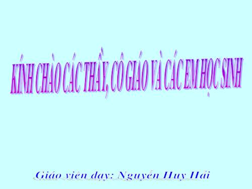 Chương II. §1. Nhắc lại và bổ sung các khái niệm về hàm số