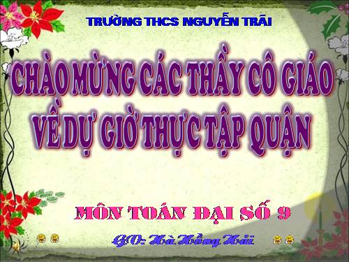 Chương IV. §2. Đồ thị của hàm số y = ax² (a ≠ 0)