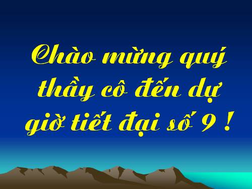 Chương II. §4. Đường thẳng song song và đường thẳng cắt nhau