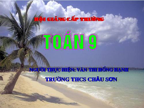 Chương II. §2. Hàm số bậc nhất