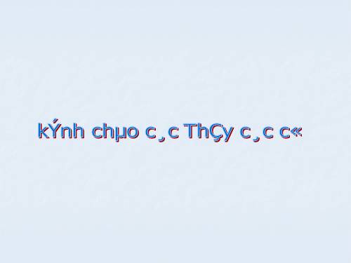 Chương II. §2. Hàm số bậc nhất