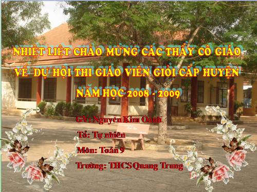 Chương II. §4. Đường thẳng song song và đường thẳng cắt nhau