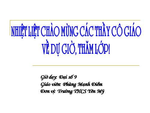 Các bài Luyện tập