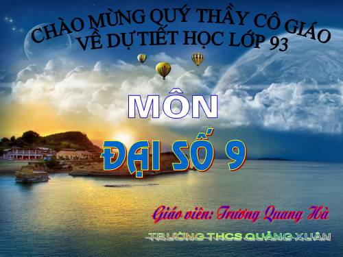 Chương I. §8. Rút gọn biểu thức chứa căn thức bậc hai