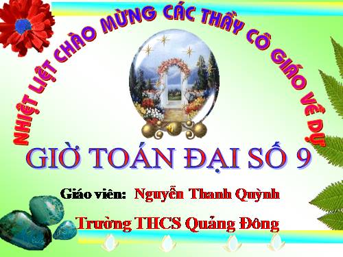 Chương IV. §6. Hệ thức Vi-ét và ứng dụng