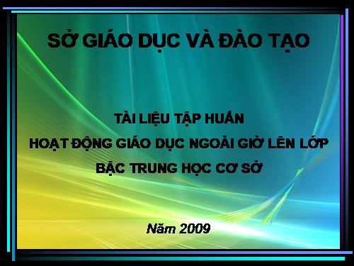 Hoạt động ngoài giờ 9