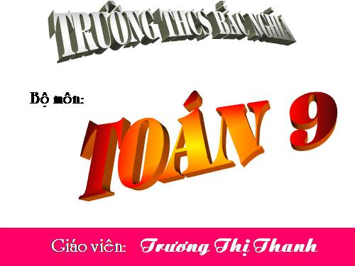 Ôn tập Chương II. Hàm số bậc nhất