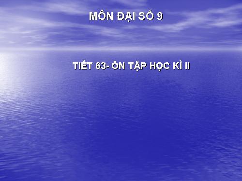 Các bài Luyện tập