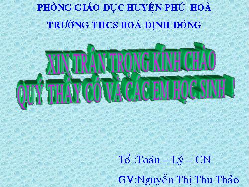 Các bài Luyện tập
