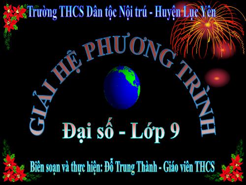 Ôn tập Chương III. Hệ hai phương trình bậc nhất hai ẩn