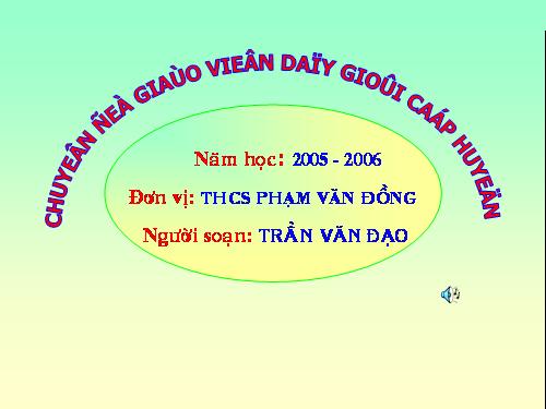 Các bài Luyện tập