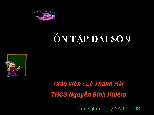 Ôn tập Chương I. Căn bậc hai. Căn bậc ba