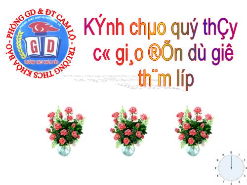 Chương II. §5. Hệ số góc của đường thẳng y = ax + b (a ≠ 0)