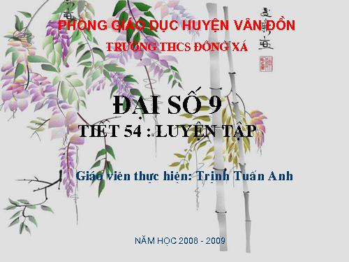 Các bài Luyện tập