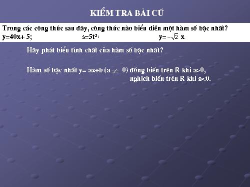 Chương IV. §1. Hàm số y = ax² (a ≠ 0)