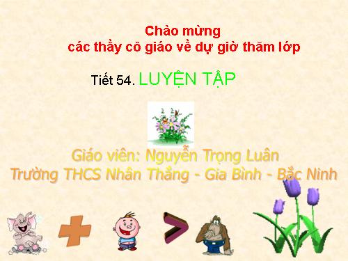 Các bài Luyện tập