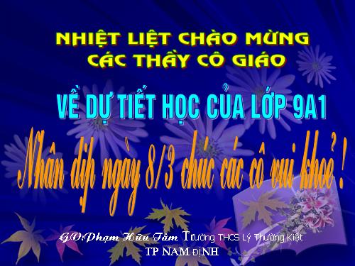 Chương IV. §3. Phương trình bậc hai một ẩn