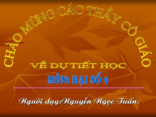 Chương IV. §4. Công thức nghiệm của phương trình bậc hai