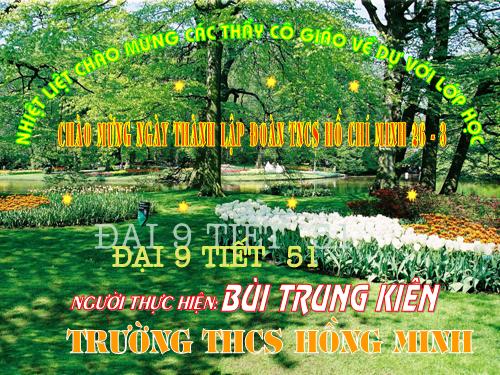 Chương IV. §3. Phương trình bậc hai một ẩn