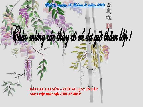 Các bài Luyện tập