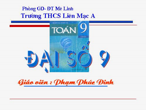 Chương II. §2. Hàm số bậc nhất