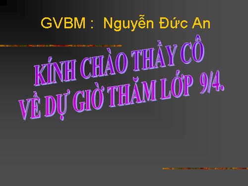 Chương IV. §3. Phương trình bậc hai một ẩn