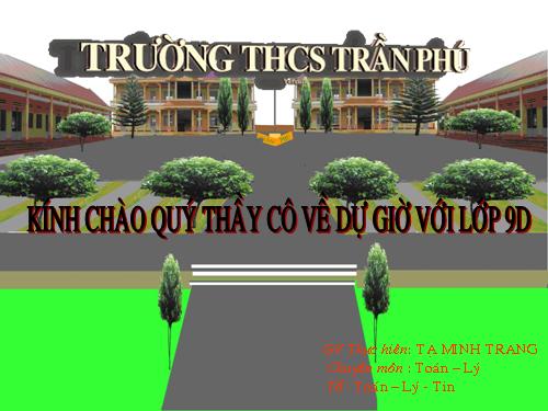Chương II. §3. Đồ thị của hàm số y = ax + b (a ≠ 0)